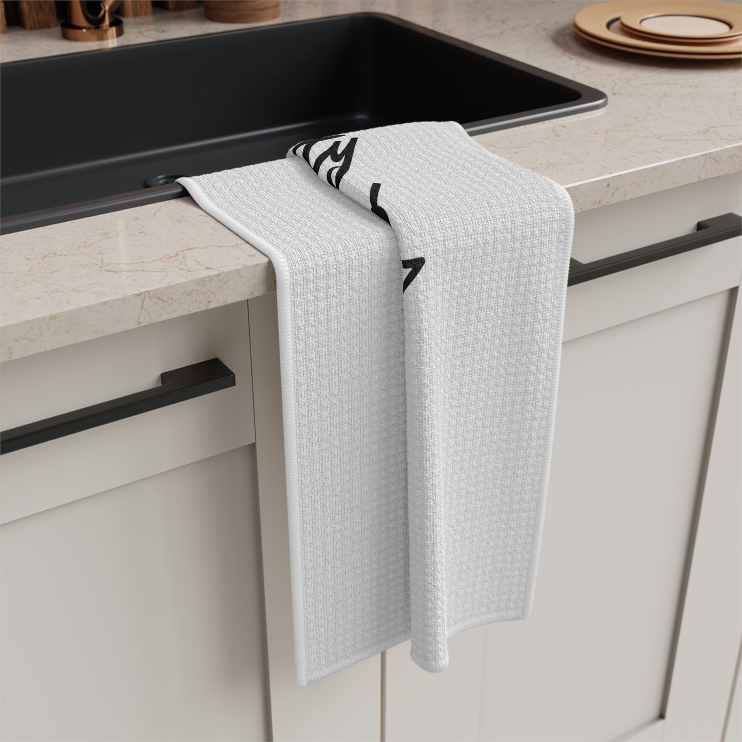 "Let's Get Down & Dirty" Fun & Humorous Soft Bar Towel