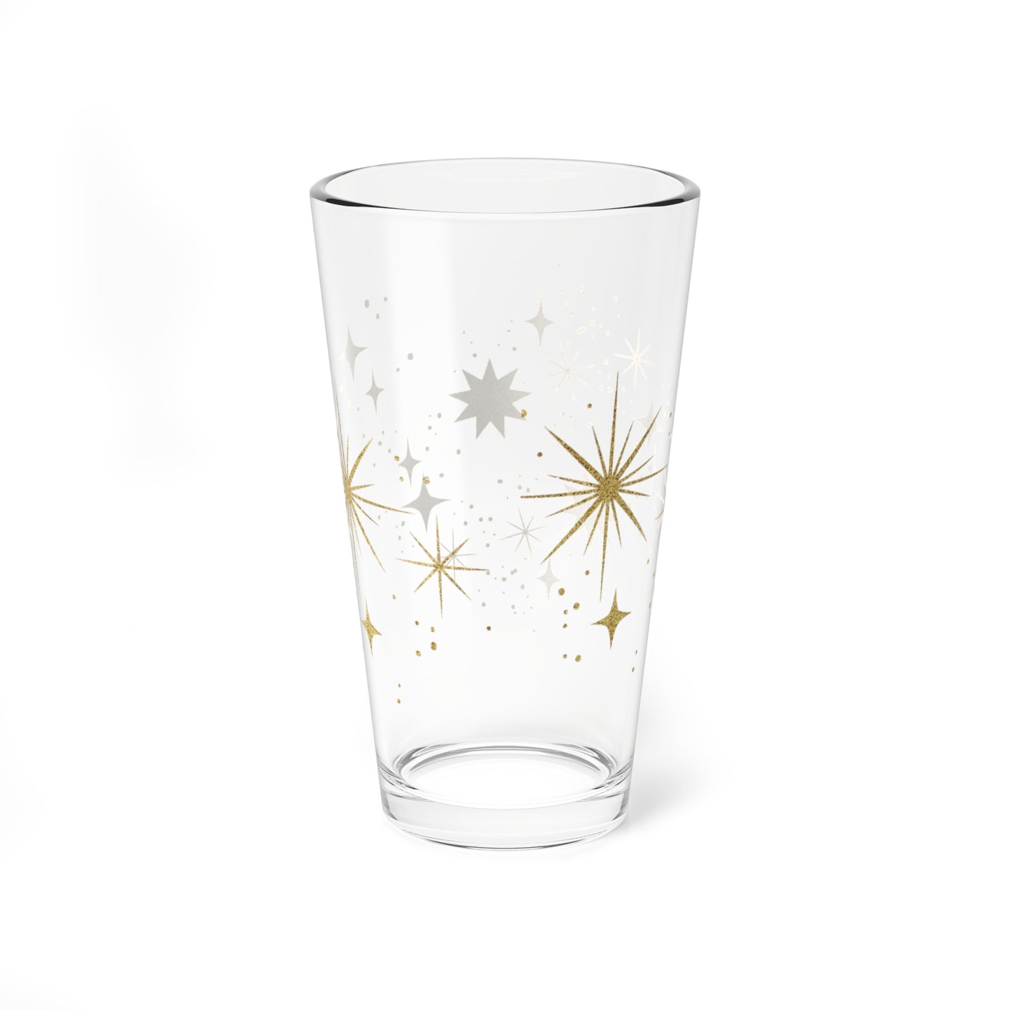 Gold Starts Cocktail & Mixing Glass, 16oz