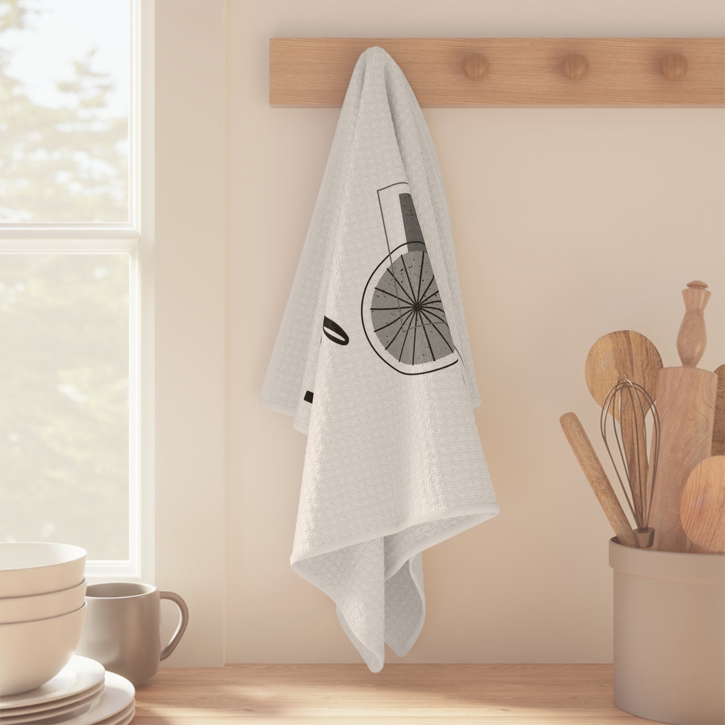 "Let The Fun Be Gin" Fun & Humorous Soft Bar Towel