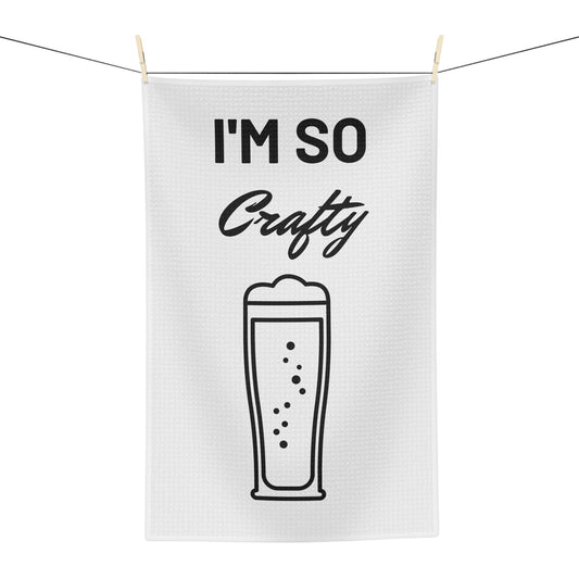 "I'm So Crafty" Fun & Humorous Soft Bar Towel