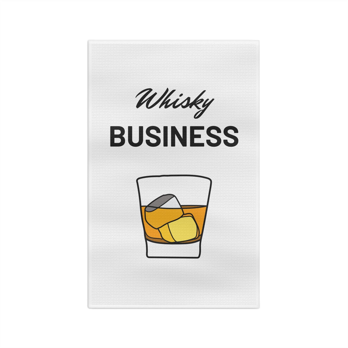 "Whisky Business" Fun & Humorous Soft Bar Towel