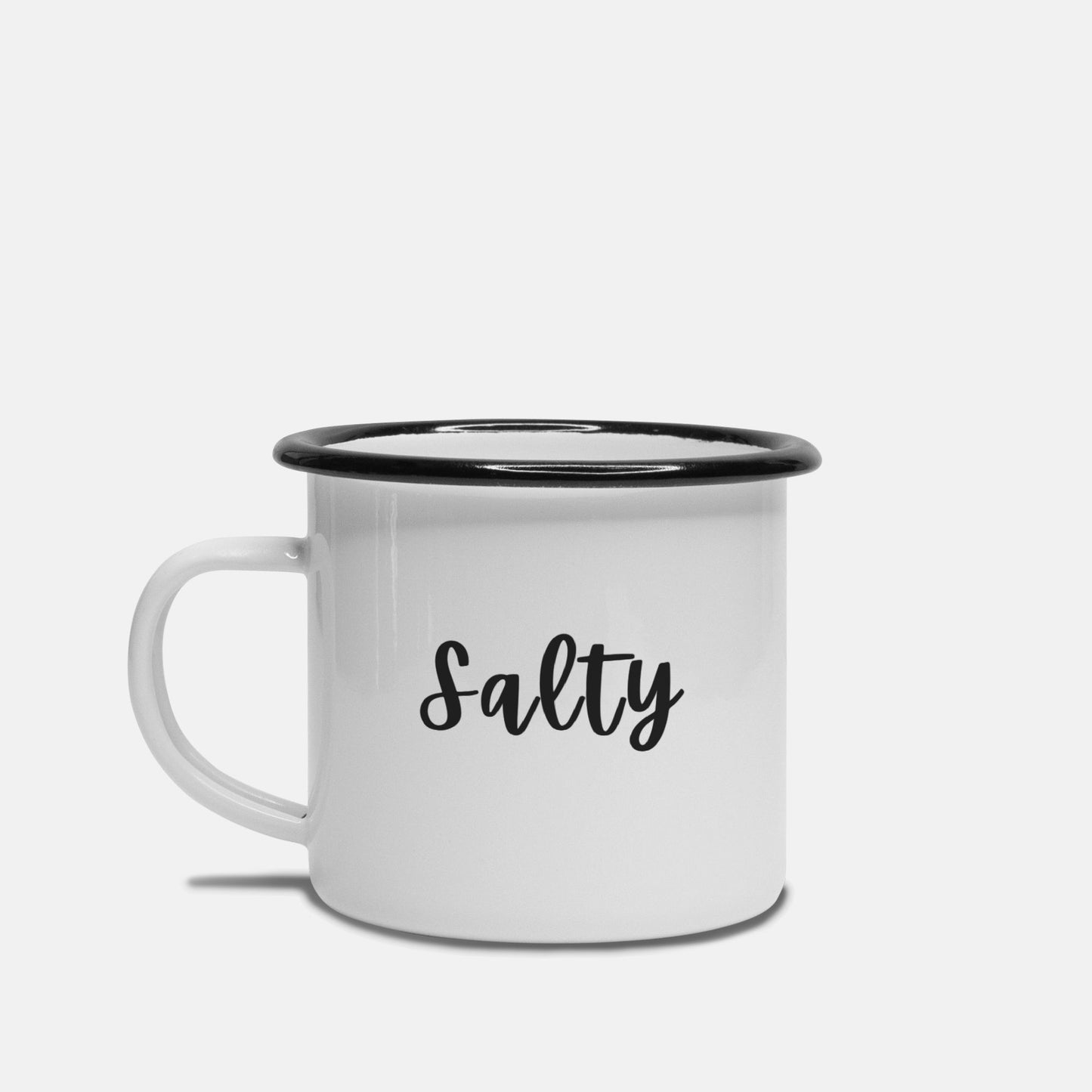 "Salty" Camp Mug 10 oz. (Black Rim)