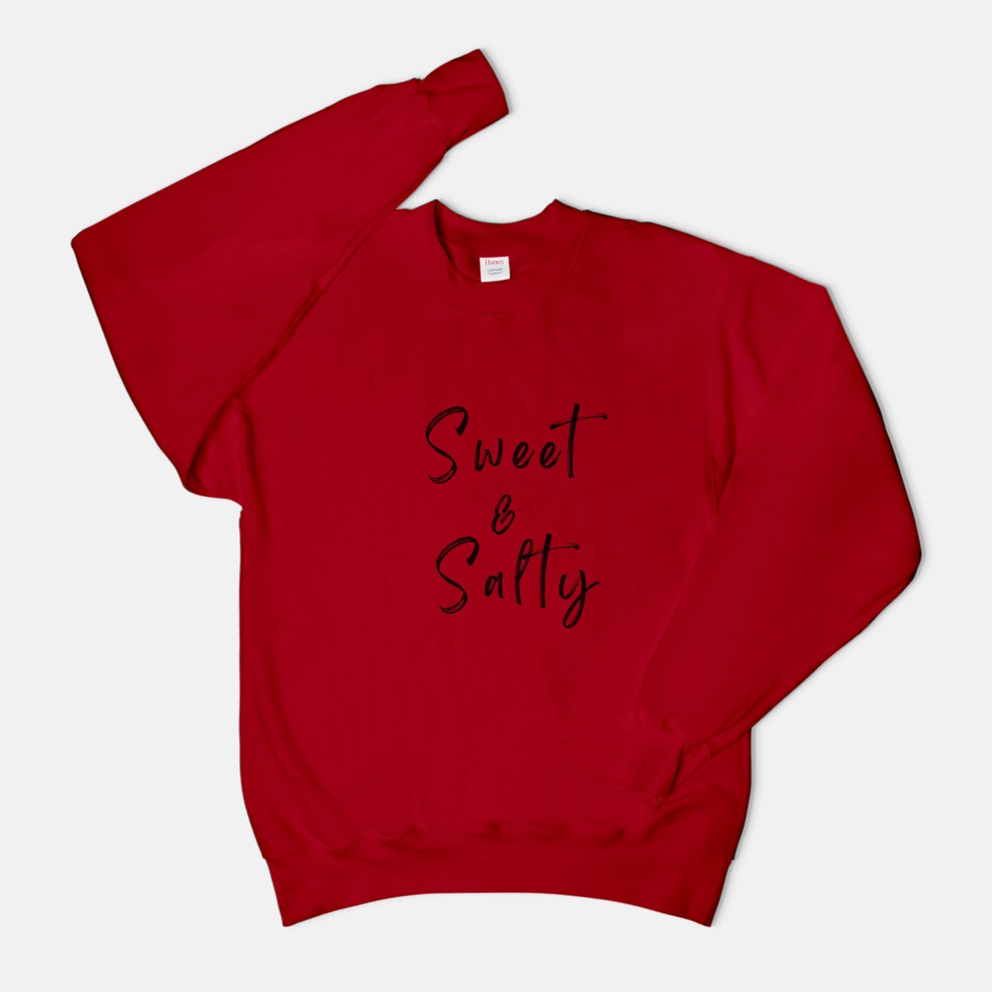 "Sweet & Salty" Unisex Crew Neck Sweatshirt Hanes F260