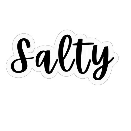 "Salty" Kiss Cut Stickers - 4" x 4"