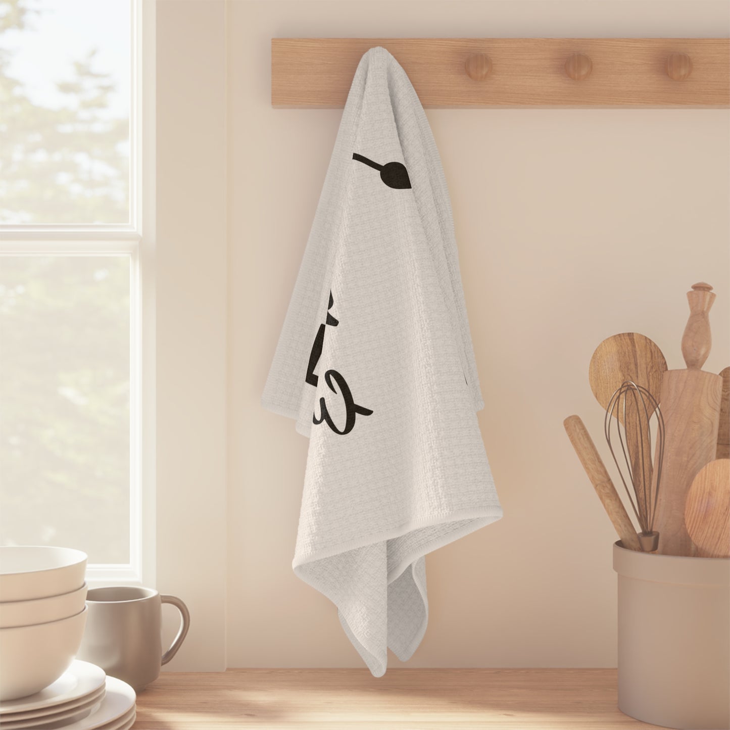 "Let's Get Down & Dirty" Fun & Humorous Soft Bar Towel