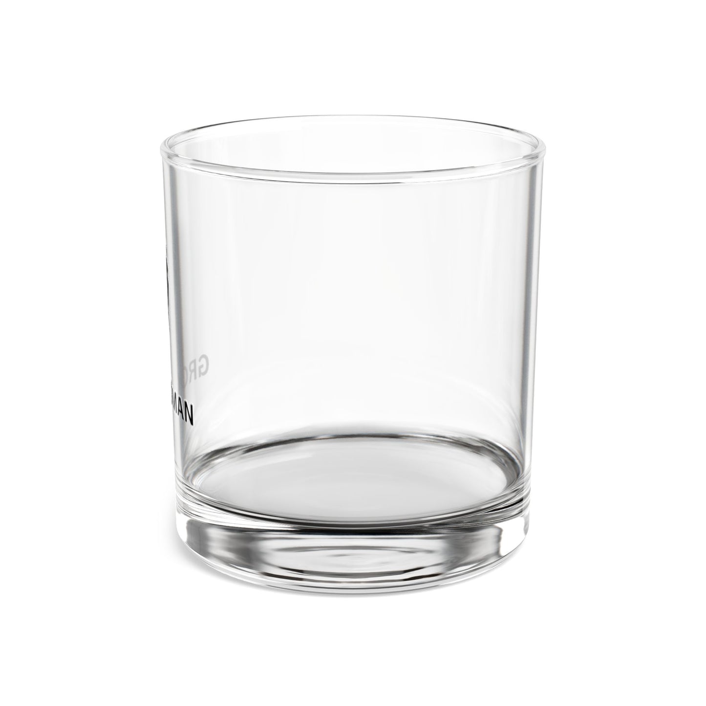 "Groomsman" Black Tux Rocks Glass, 10oz