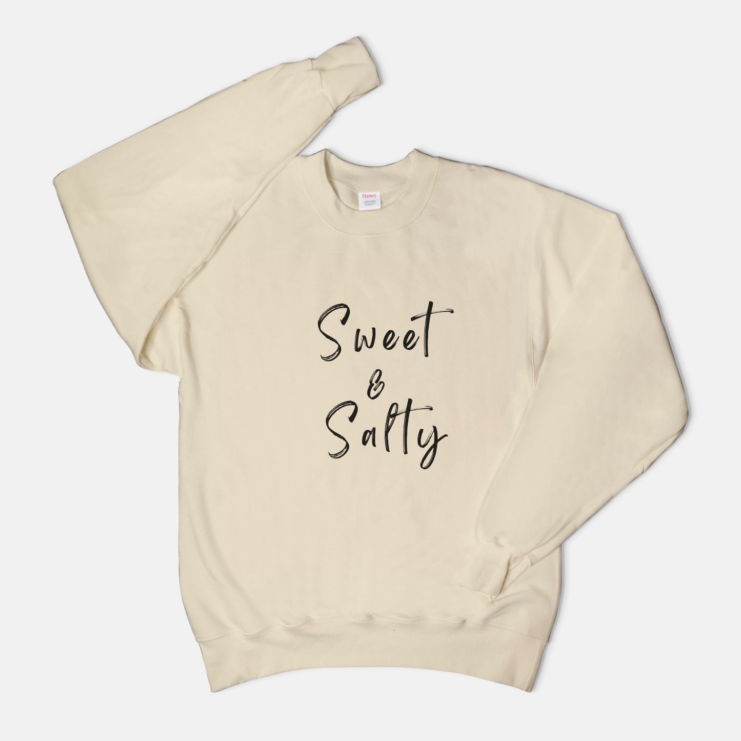 "Sweet & Salty" Unisex Crew Neck Sweatshirt Hanes F260