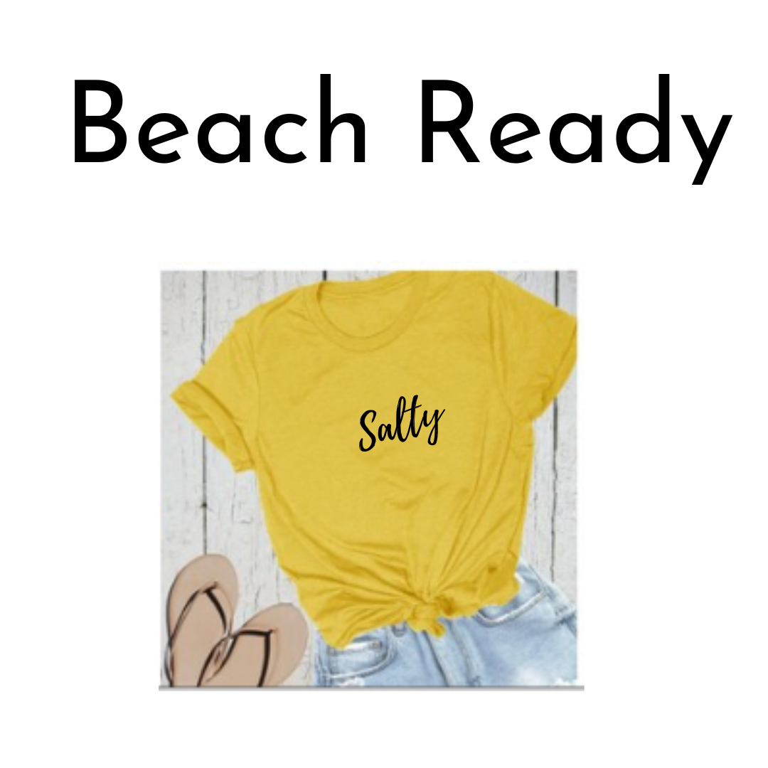 "Salty" Bella Canvas Unisex Tee 3001CVC