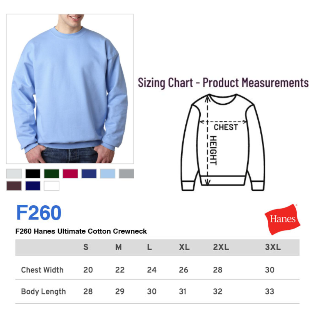 "Sweet & Salty" Unisex Crew Neck Sweatshirt Hanes F260