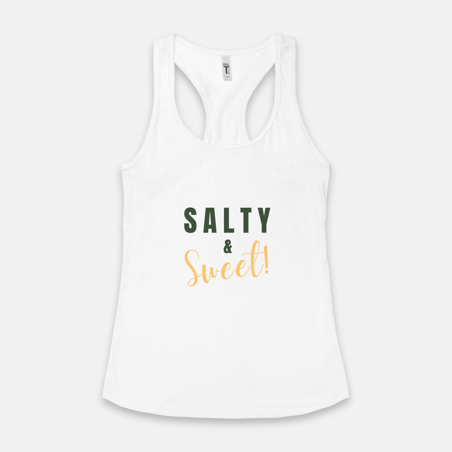 "Salty & Sweet" Women's Racerback Tank Next Level 1533