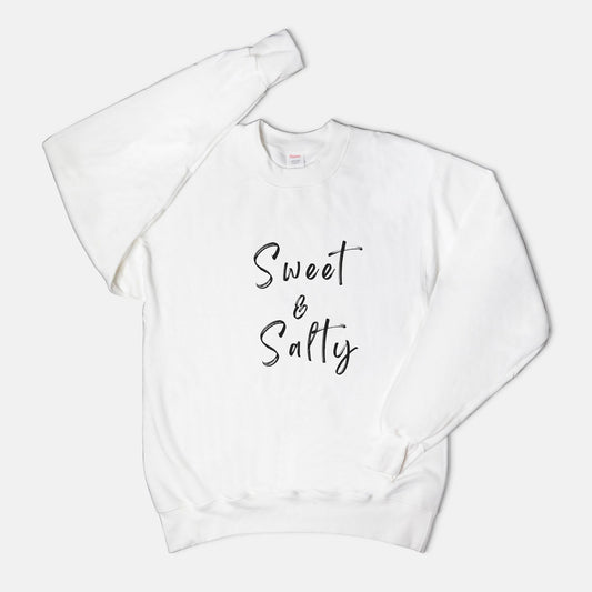 "Sweet & Salty" Unisex Crew Neck Sweatshirt Hanes F260