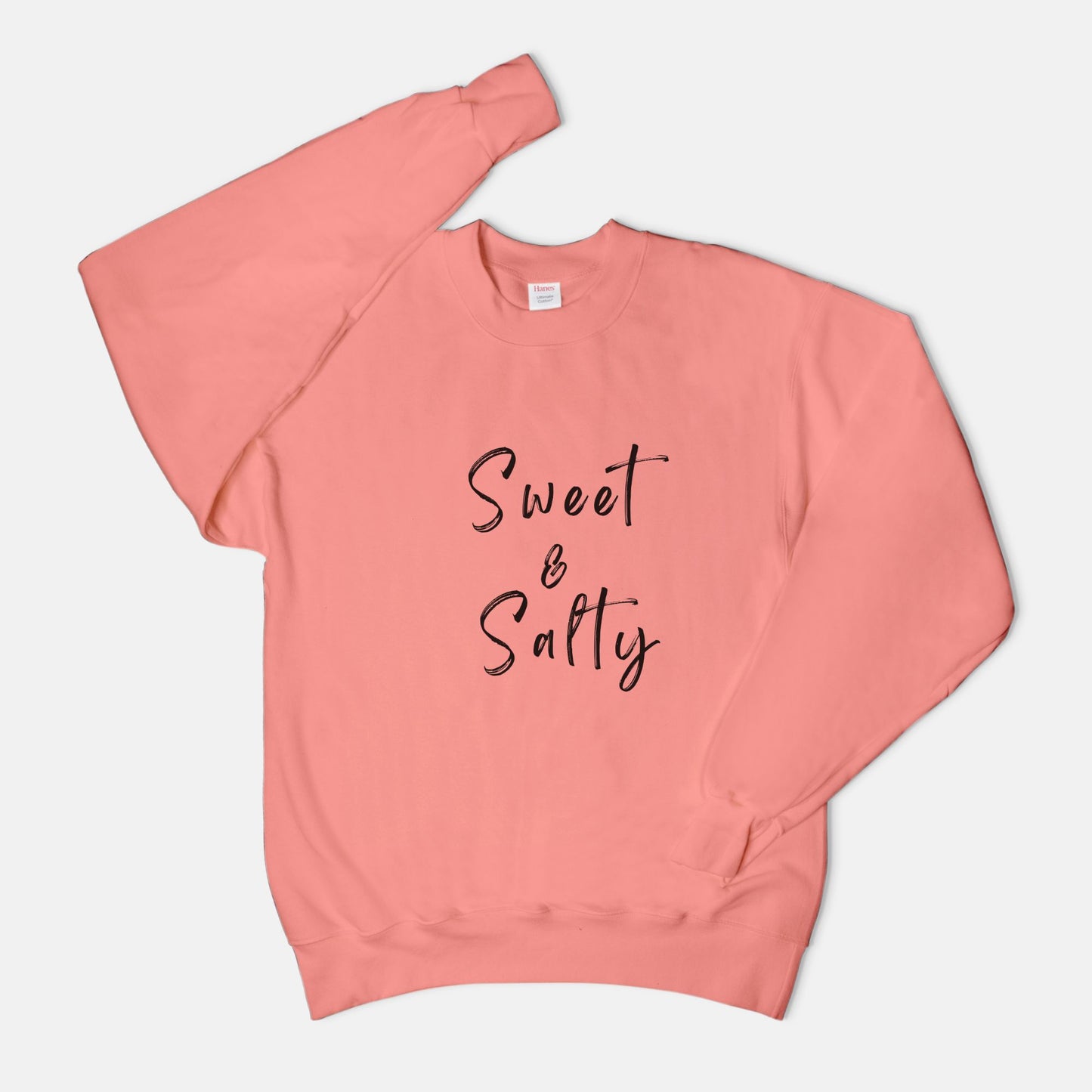 "Sweet & Salty" Unisex Crew Neck Sweatshirt Hanes F260
