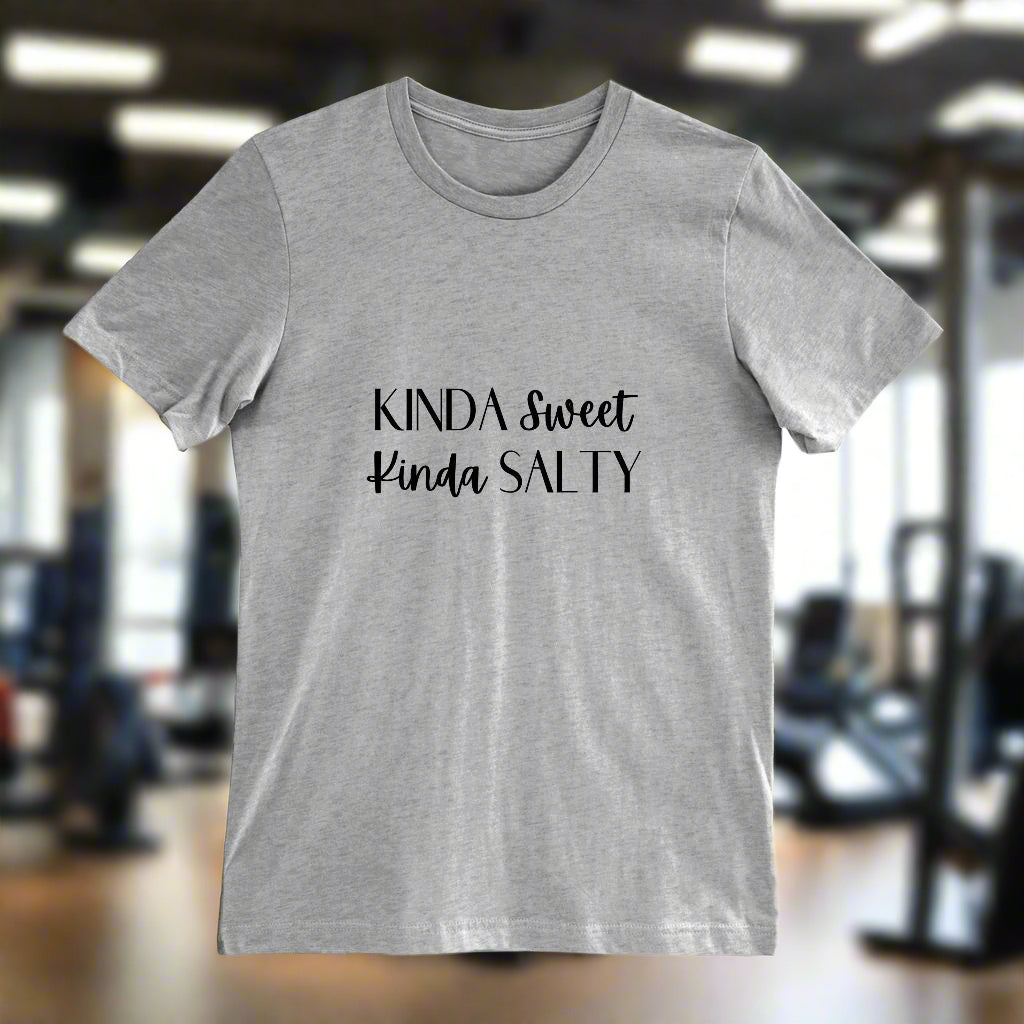 "Kinda Sweet, Kinda Salty" Bella Canvas Unisex Tee 3001CVC