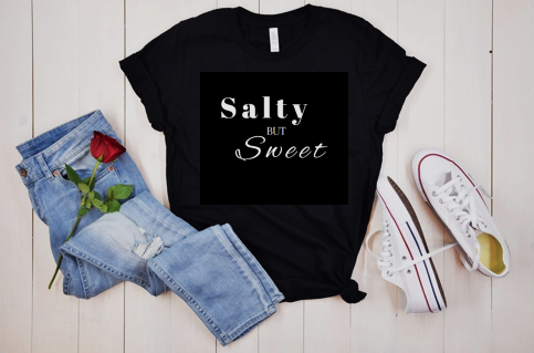 "Salty But Sweet" Bella Canvas Unisex Tee 3001
