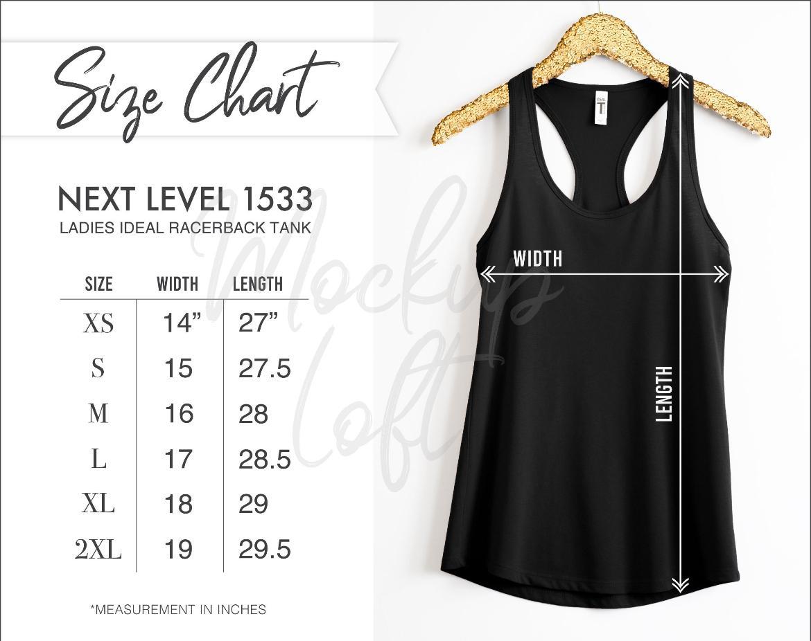 "Salty & Sweet" Women's Racerback Tank Next Level 1533