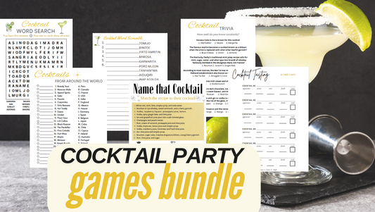 Cocktail Party Games Bundle - Digital Download