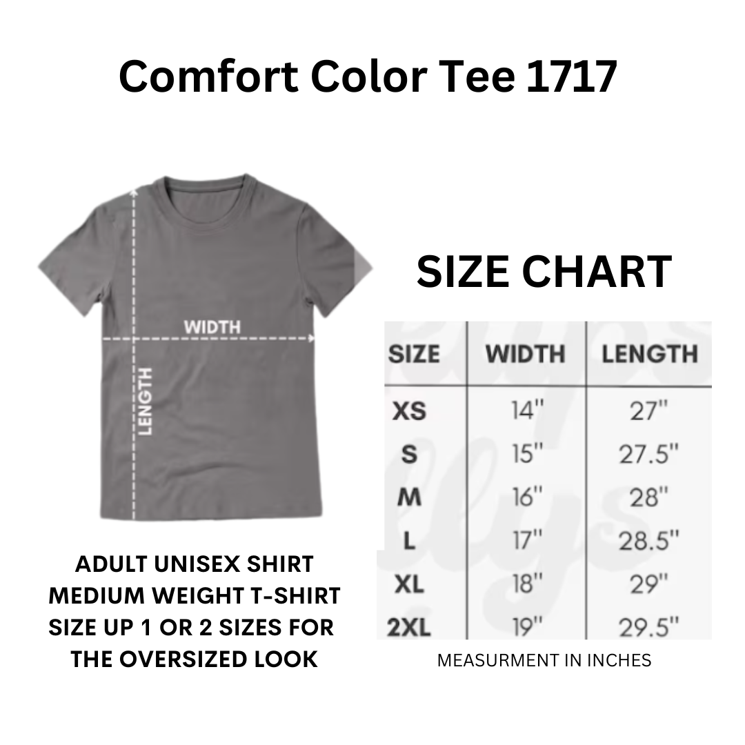 "Sweet And A Little Bit Salty" Comfort Color Tee 1717